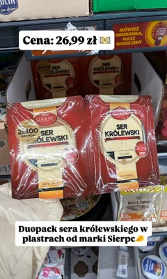 Ser królewski plastry 2-pak promocja w Biedronka