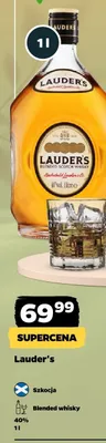 Whisky Lauder's Blended Scotch Whisky promocja w Netto