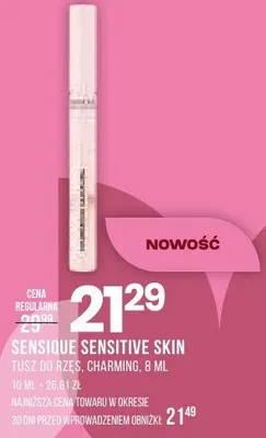 Tusz do rzęs Charming Sensitive Skin promocja w Drogerie Natura