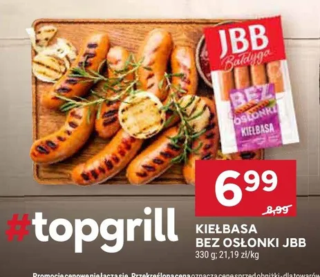 Kiełbasa bez osłonki JBB promocja w Stokrotka