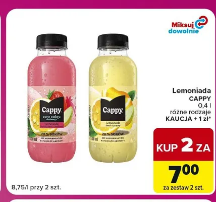 Lemoniada Cappy promocja w Carrefour Express