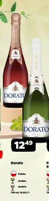 Wino musujące Dorato słodkie białe promocja w Netto
