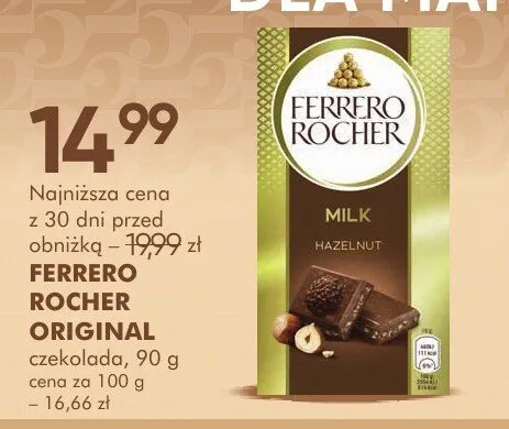 Czekolada Ferrero Rocher Original promocja w Super-Pharm