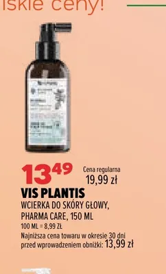 Wcierka do skóry głowy Pharma Care Vis Plantis promocja w Drogerie Natura