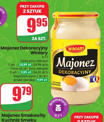 Majonez dekoracyjny promocja w Dino