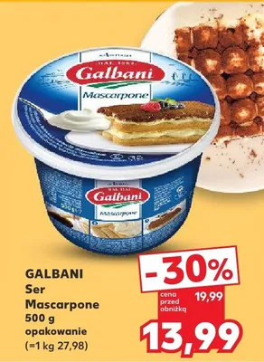 Ser Mascarpone Galbani promocja w Kaufland