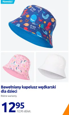 Bawełniany kapelusz wędkarski dla dzieci promocja w Action