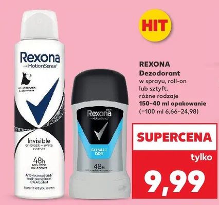 Dezodorant w sztyfcie różne rodzaje promocja w Kaufland