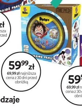 Gra karciana Dobble One Piece promocja w Empik
