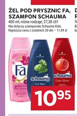 Szampon do włosów Schauma promocja w Stokrotka