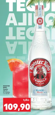 Tequila Rooster Rojo Blanco promocja w Kaufland