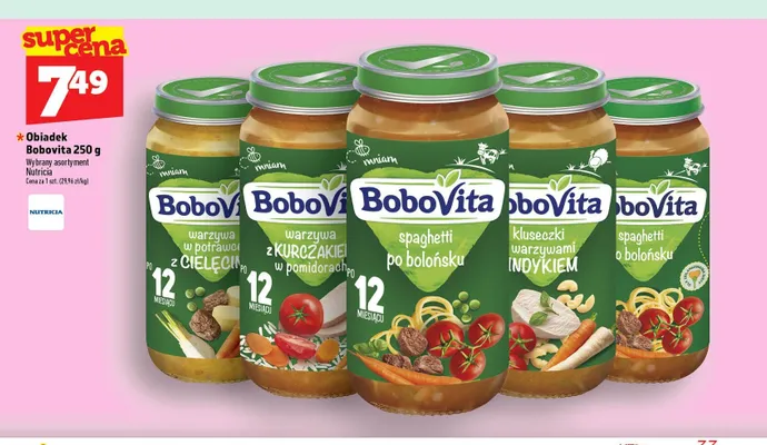 Obiadek spaghetti po bolońsku BoboVita promocja w TOPAZ