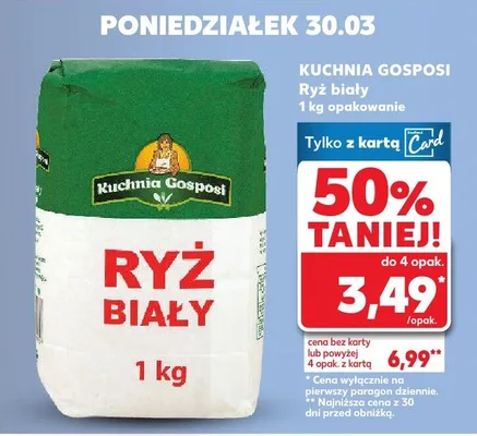 Ryż biały promocja w Kaufland