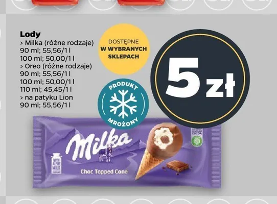 Lody Oreo promocja w Netto