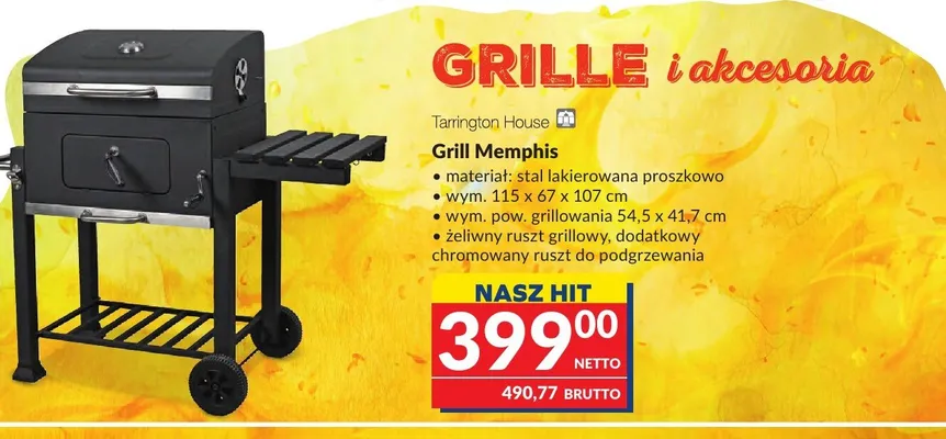 Grill Memphis Tarrington House promocja w Makro