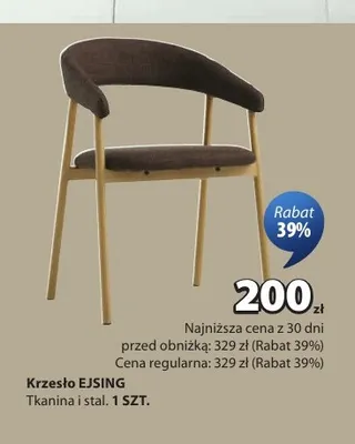 Krzesło Ejsing promocja w Jysk
