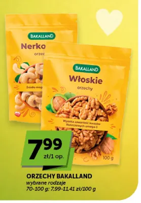 Orzechy włoskie Bakalland promocja w Euro Sklep