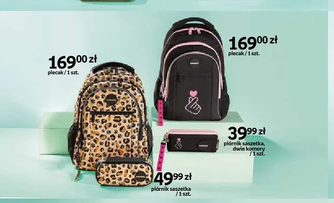 Piórnik saszetka dwukomorowy BackUP promocja w Empik