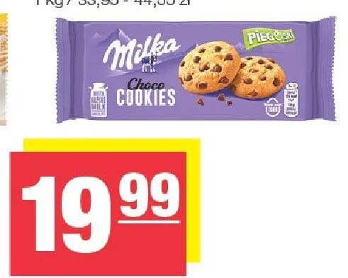 Ciastka, biszkopty Milka Mondelez promocja w SPAR