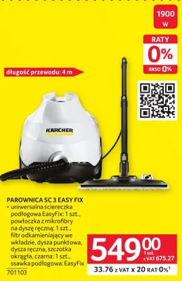Parownica SC 3 EASY FIX promocja w Selgros