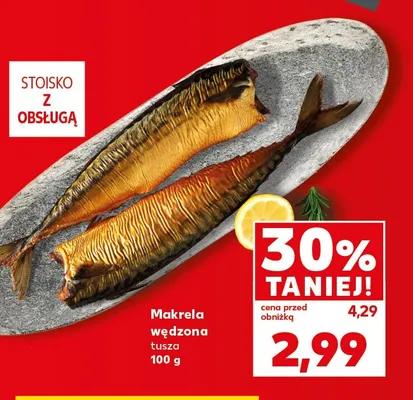 Makrela wędzona tusza promocja w Kaufland