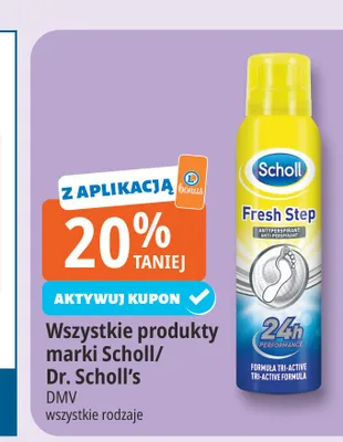 Produkty marki Scholl/Dr. Scholl's DMV promocja w Leclerc