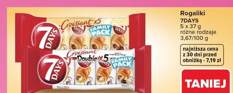 Rogaliki 7Days promocja w Carrefour