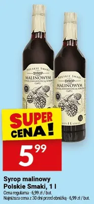 Syrop malinowy polskie smaki promocja w Twój Market