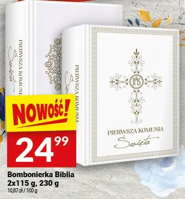 Bombonierka Biblia 2x115g promocja w Twój Market