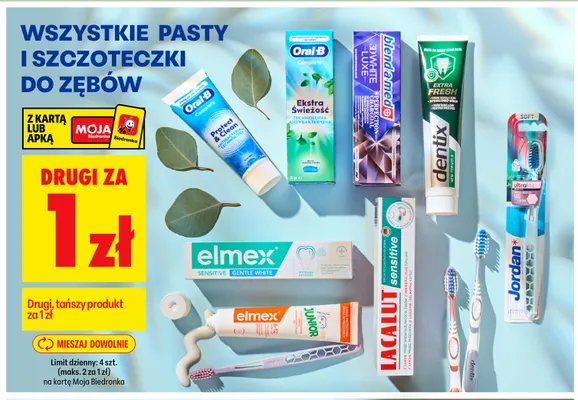 Pasta do zębów Oral-B Complete Ekstra Świeżość promocja w Biedronka