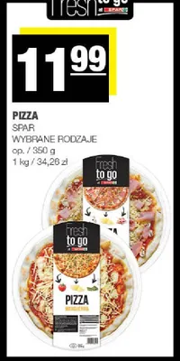 Pizza wybrane rodzaje promocja w SPAR