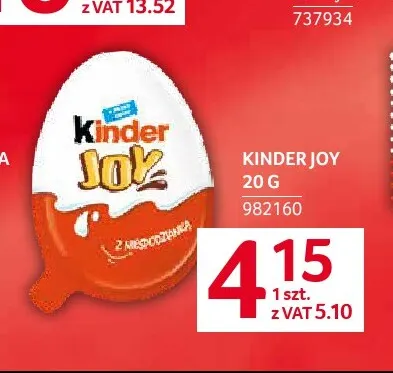 Kinder Joy promocja w Selgros