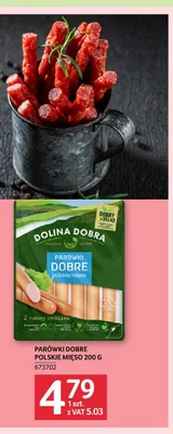 Parówki Dolina Dobra Dobre promocja w Selgros