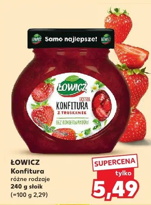 Konfitura z truskawek promocja w Kaufland