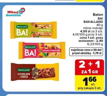 Baton BA! Bakalland promocja w Carrefour Market