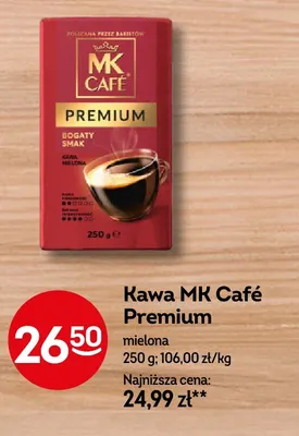 Kawa mielona MK Café Premium promocja w Żabka