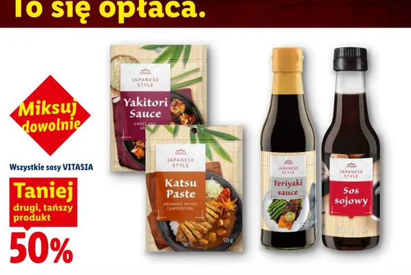 Wszystkie sosy DRUGI -50% promocja w Lidl