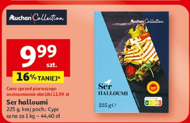 Ser halloumi Auchan Collection promocja w Auchan