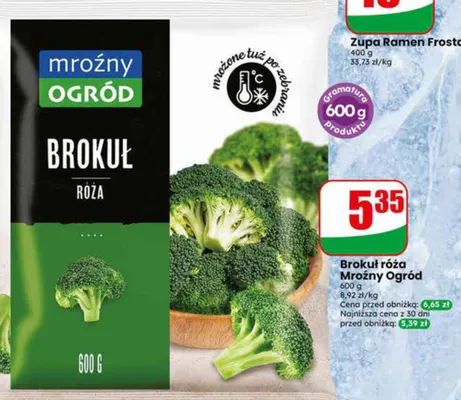 Brokuł róża Mroźny Ogród promocja w Dino