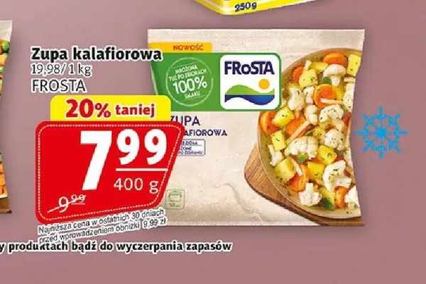 Zupa kalafiorowa Frosta promocja w Prim Market
