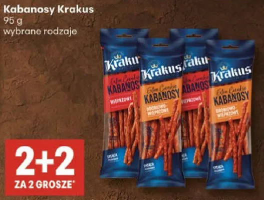 Kabanosy Krakus promocja w Delikatesy Centrum
