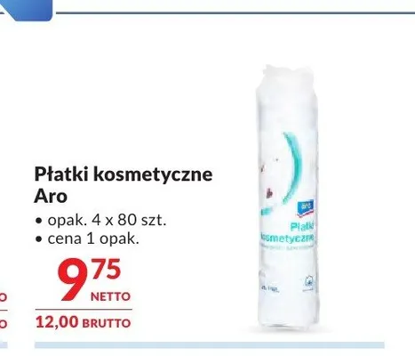 Płatki kosmetyczne Aro promocja w Makro