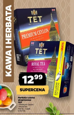Herbata czarna ekspresowa Royal Tea promocja w Netto