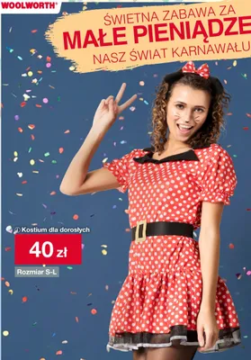 Kostium dla dorosłych promocja w Woolworth