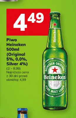 Piwo Heineken Silver 4% promocja w Hitpol