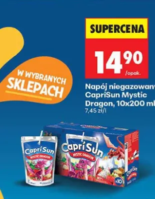 Napój niegazowany Capri-Sun Mystic Dragon 10-pak 200 ml promocja w Biedronka