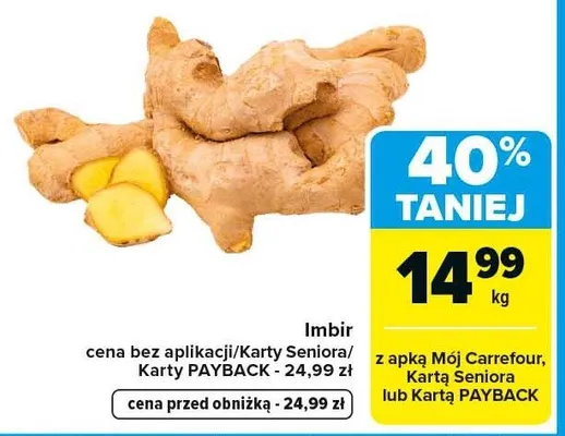 Imbir promocja w Carrefour