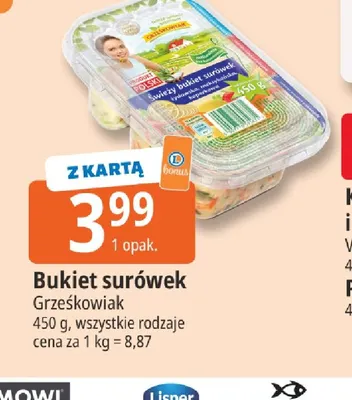 Bukiet surówek Grześkowiak promocja w Leclerc