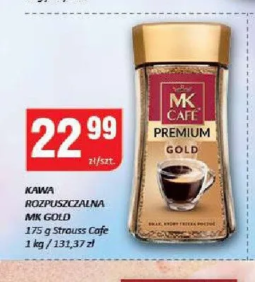 Kawa rozpuszczalna MK Cafe Premium Gold promocja w Chorten