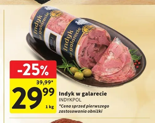 Indyk w galarecie Indykpol promocja w Intermarche